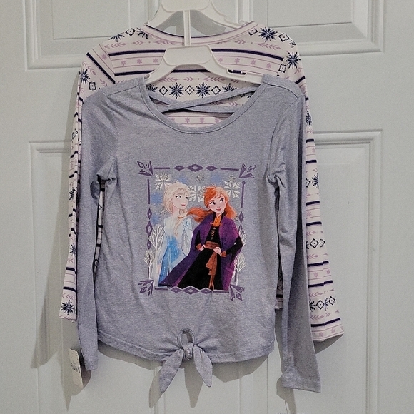 Disney Other - Girls Disney Frozen 2 Pack Long Sleeve T-shirt Sizes 4, 5, 6 & 6X NWT  Tee